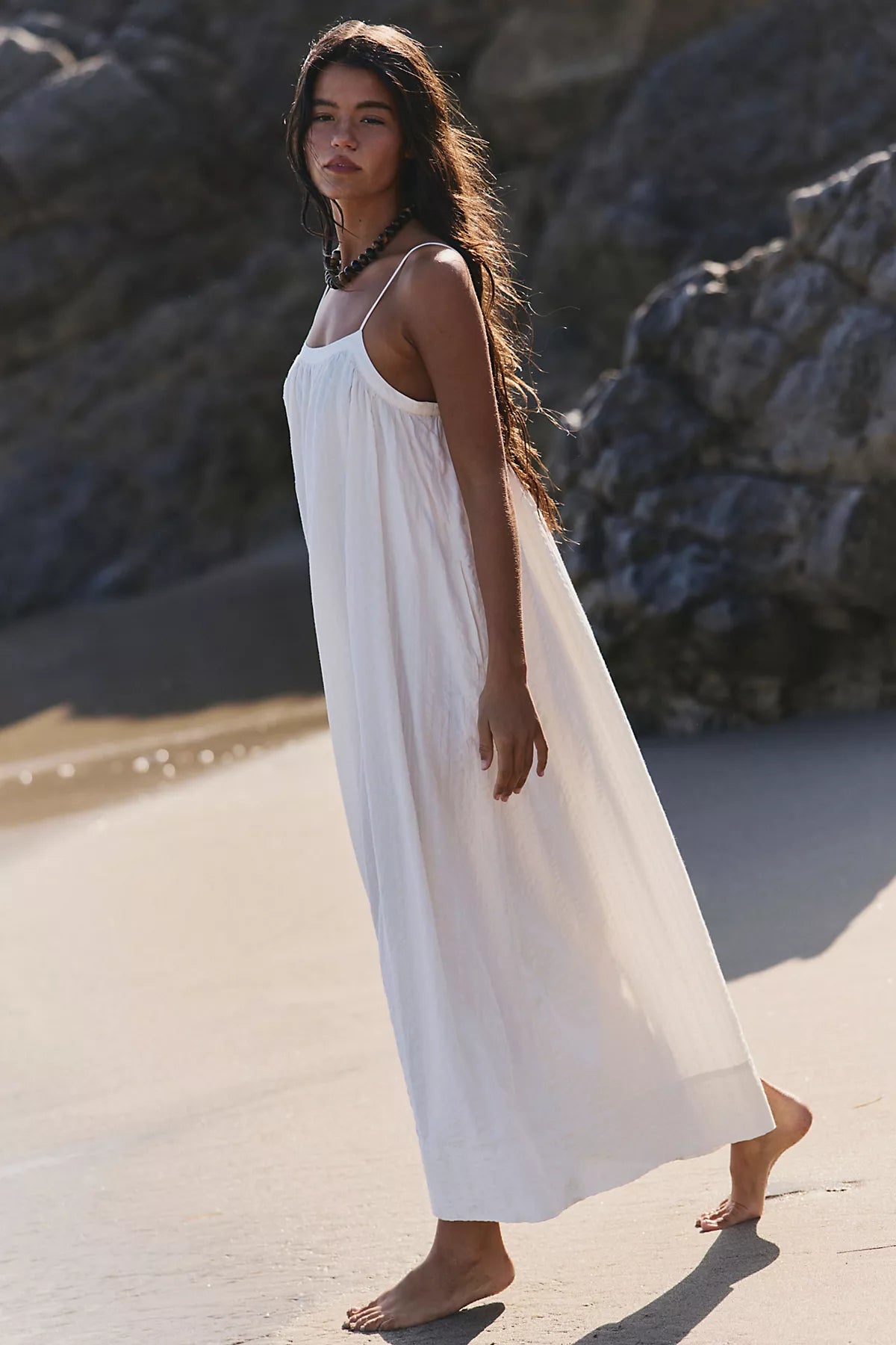 Marisol Textured Cotton Maxi Dress