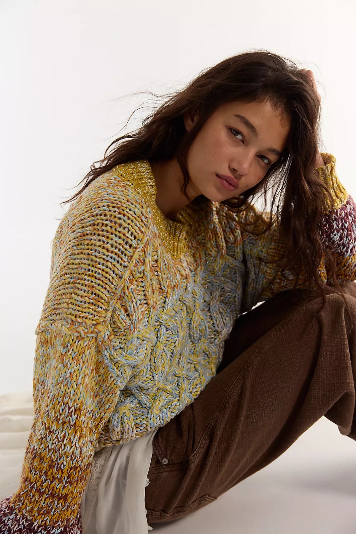 Opal Multicolored Marled Sweater
