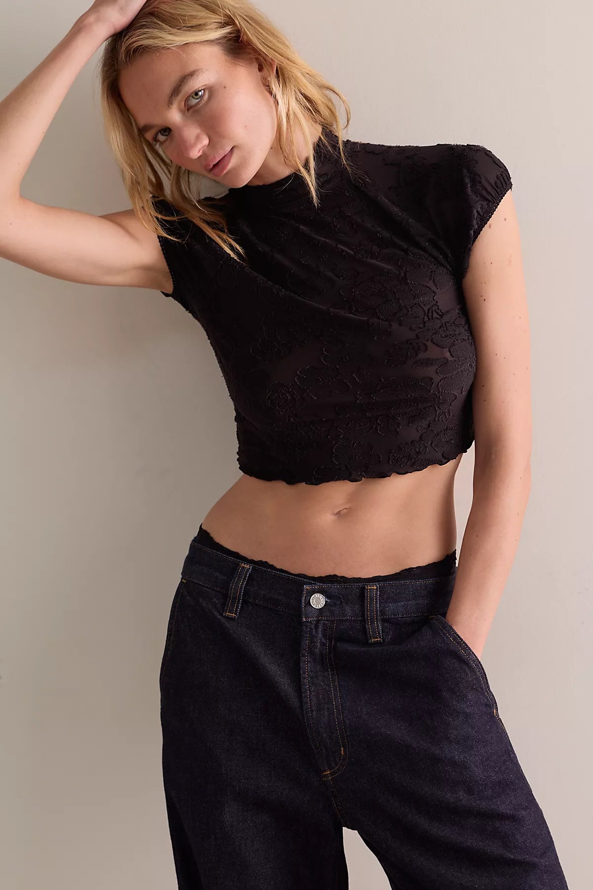 Night Shift Crop Top