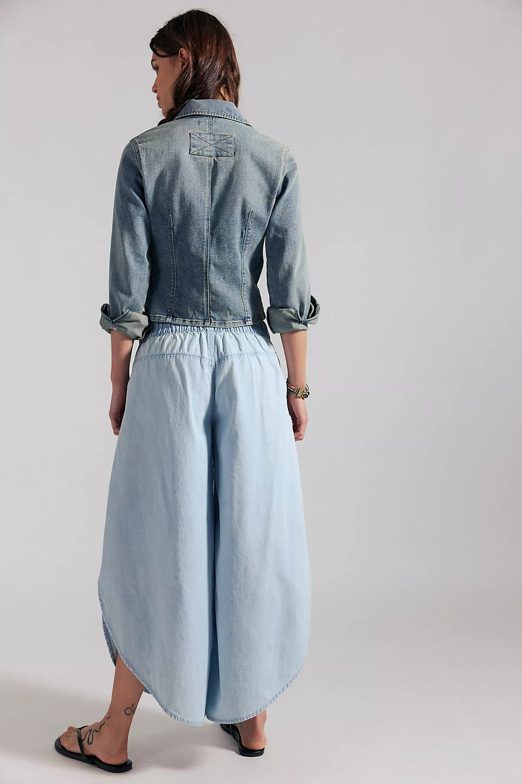 We The Free Sweet Pea Pull-On Tulip Jeans