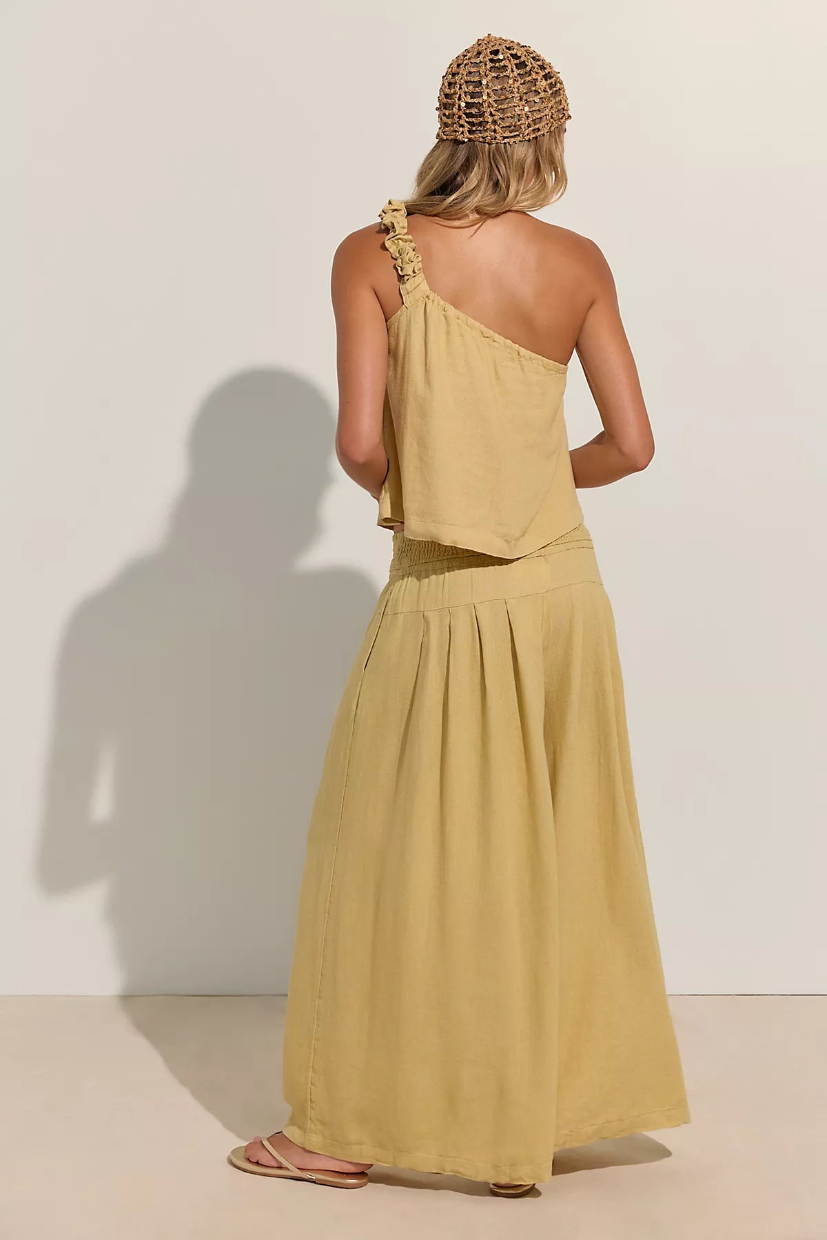 Sandshell Linen Sahara Pant Set