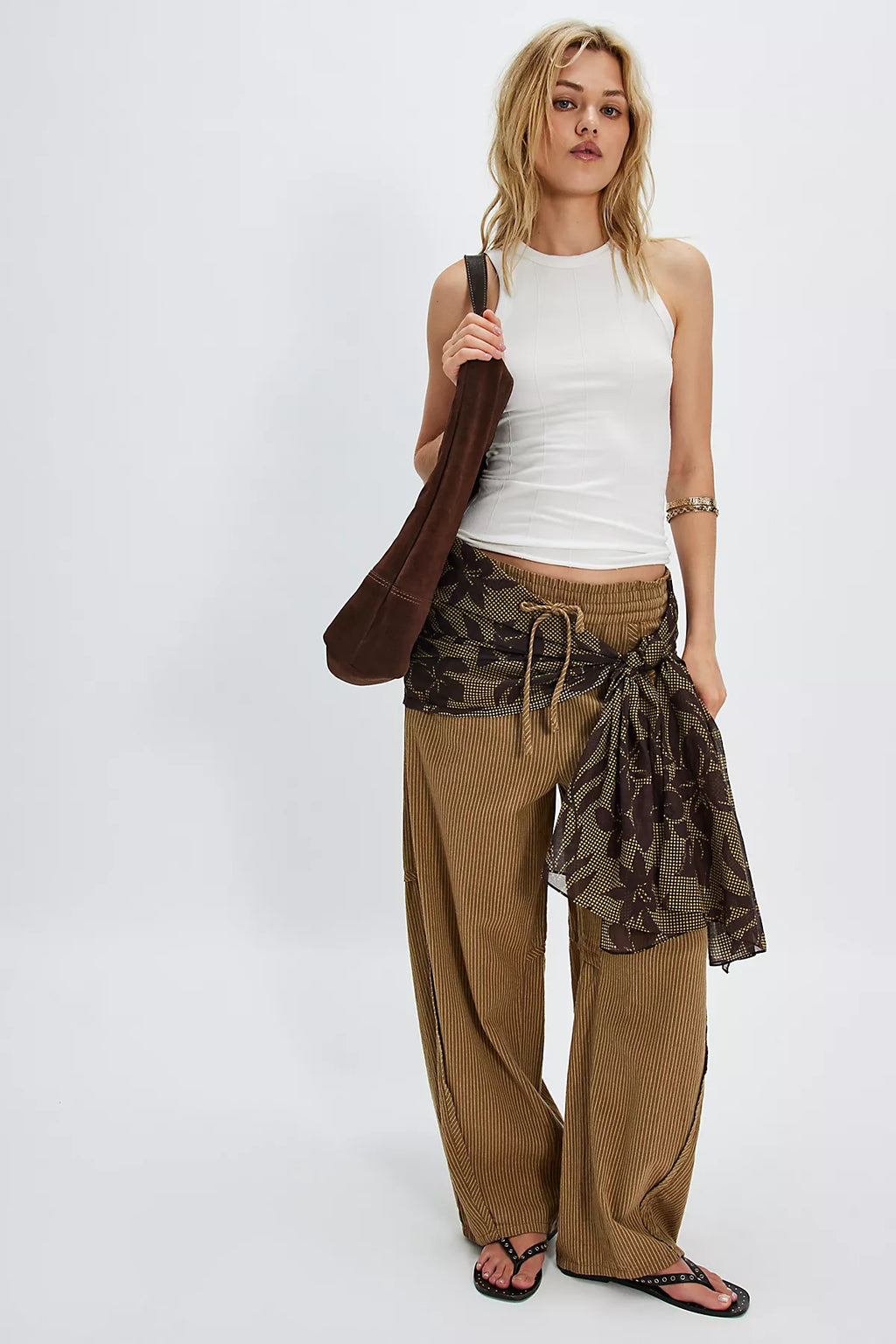 Something Good Pull-On Barrel Pants