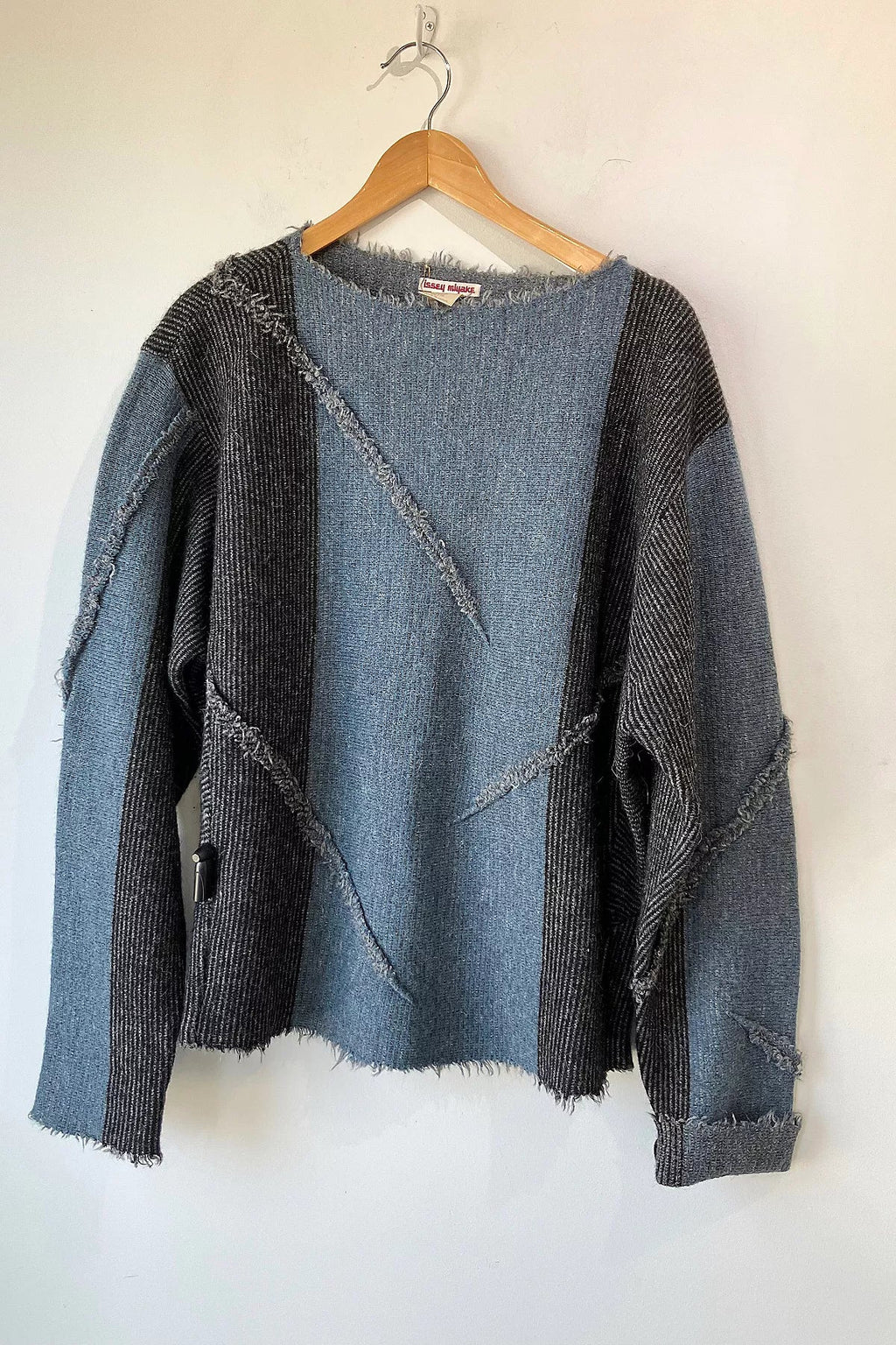 Vintage Issey Miyake Blue Batwing Sweater Selected by The Curatorial Dept.