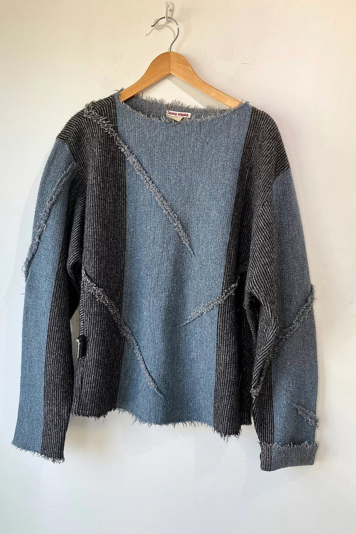 Vintage Issey Miyake Blue Batwing Sweater Selected by The Curatorial Dept.