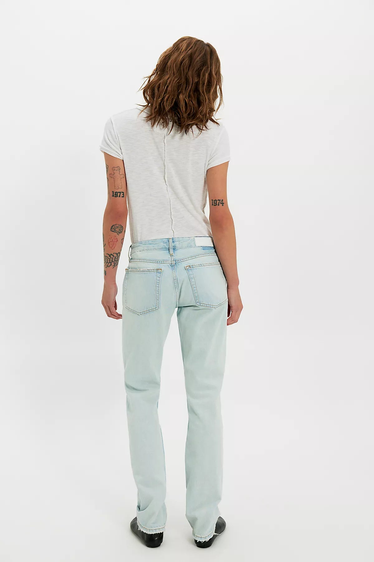 RE/DONE The Snatch Back Straight-Leg Jeans