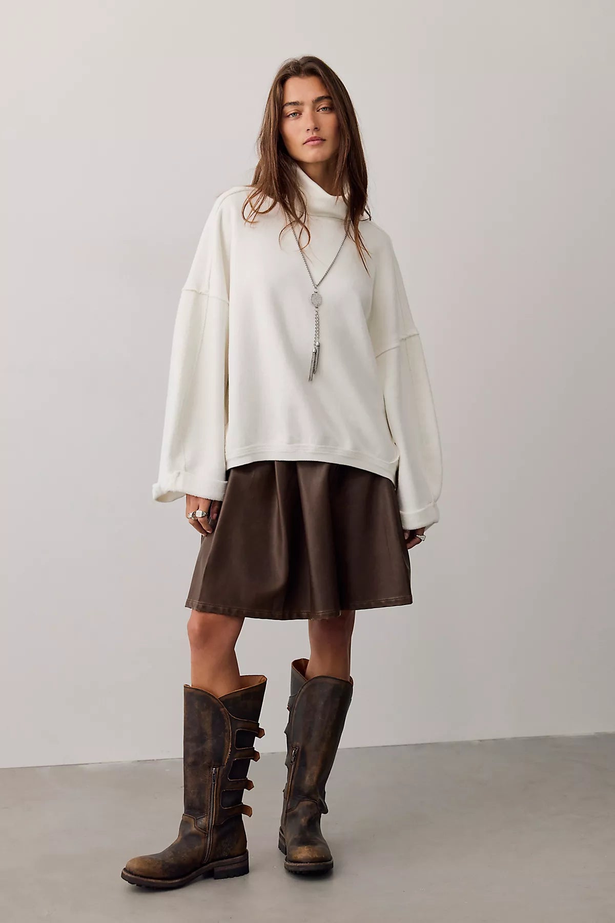 We The Free Mod In This Funnel-Neck Pullover