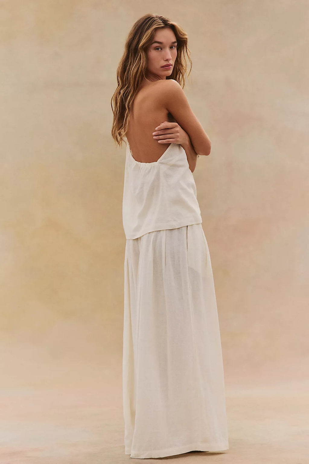 Sandshell Linen Sahara Pant Set