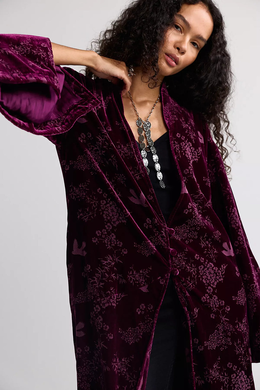 Bella Velvet Duster