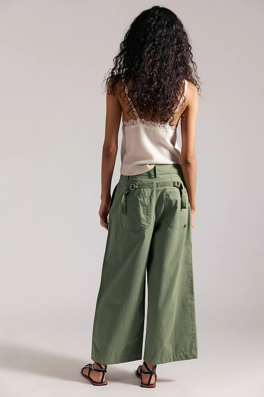 Silverlake Wide-Leg Chino Trousers