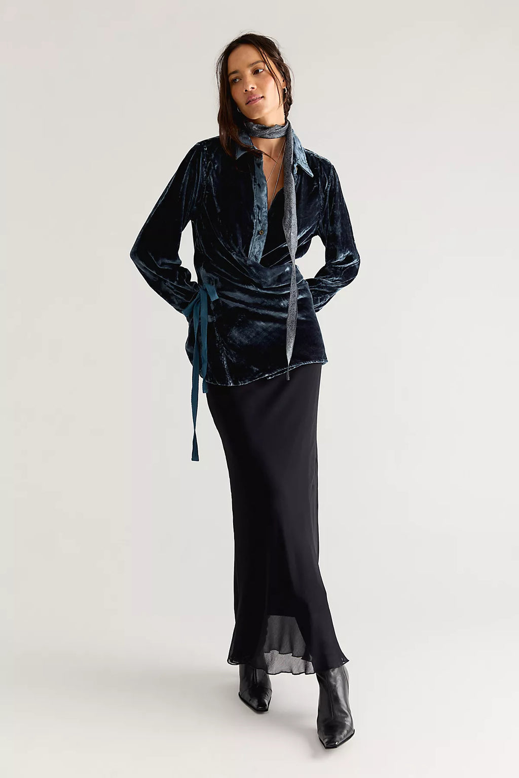 Nicholas K Roux Velvet Shirt