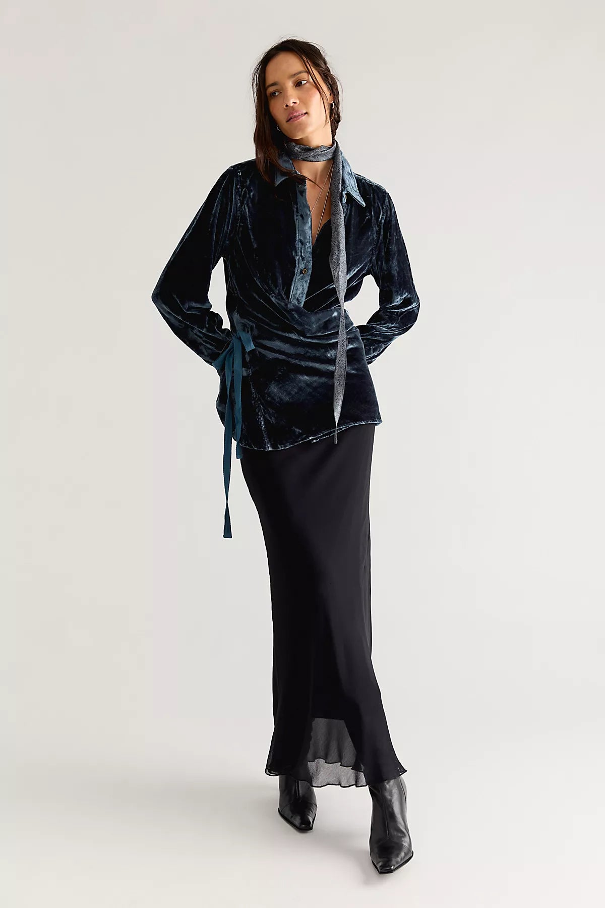 Nicholas K Roux Velvet Shirt