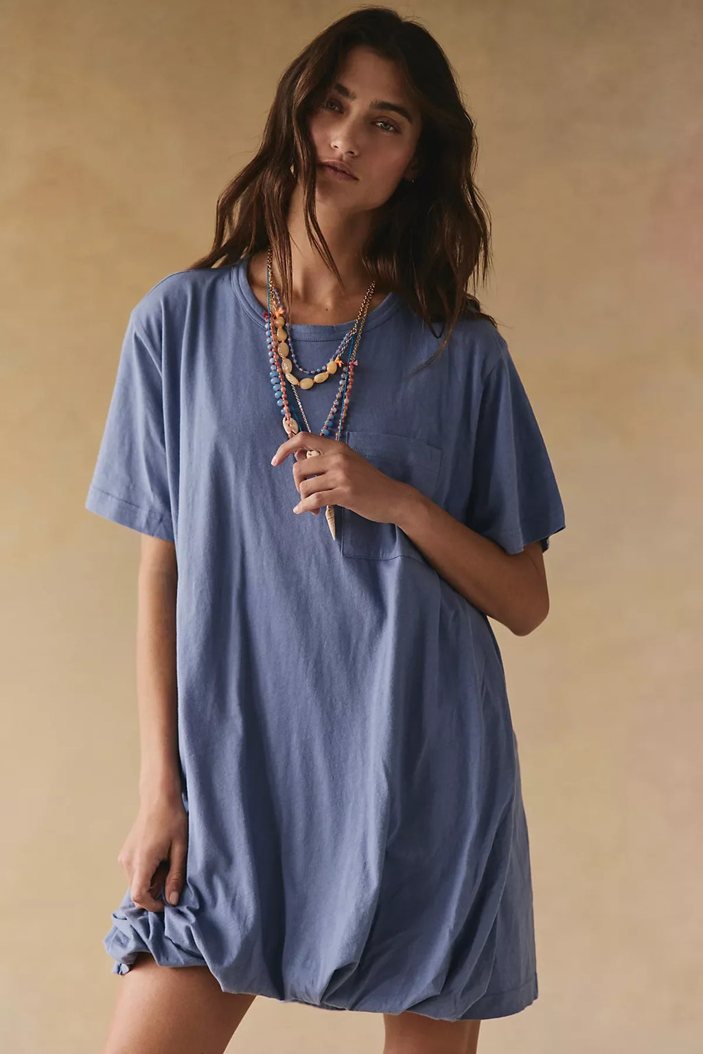 Shorebound Cotton-Jersey Mini Dress
