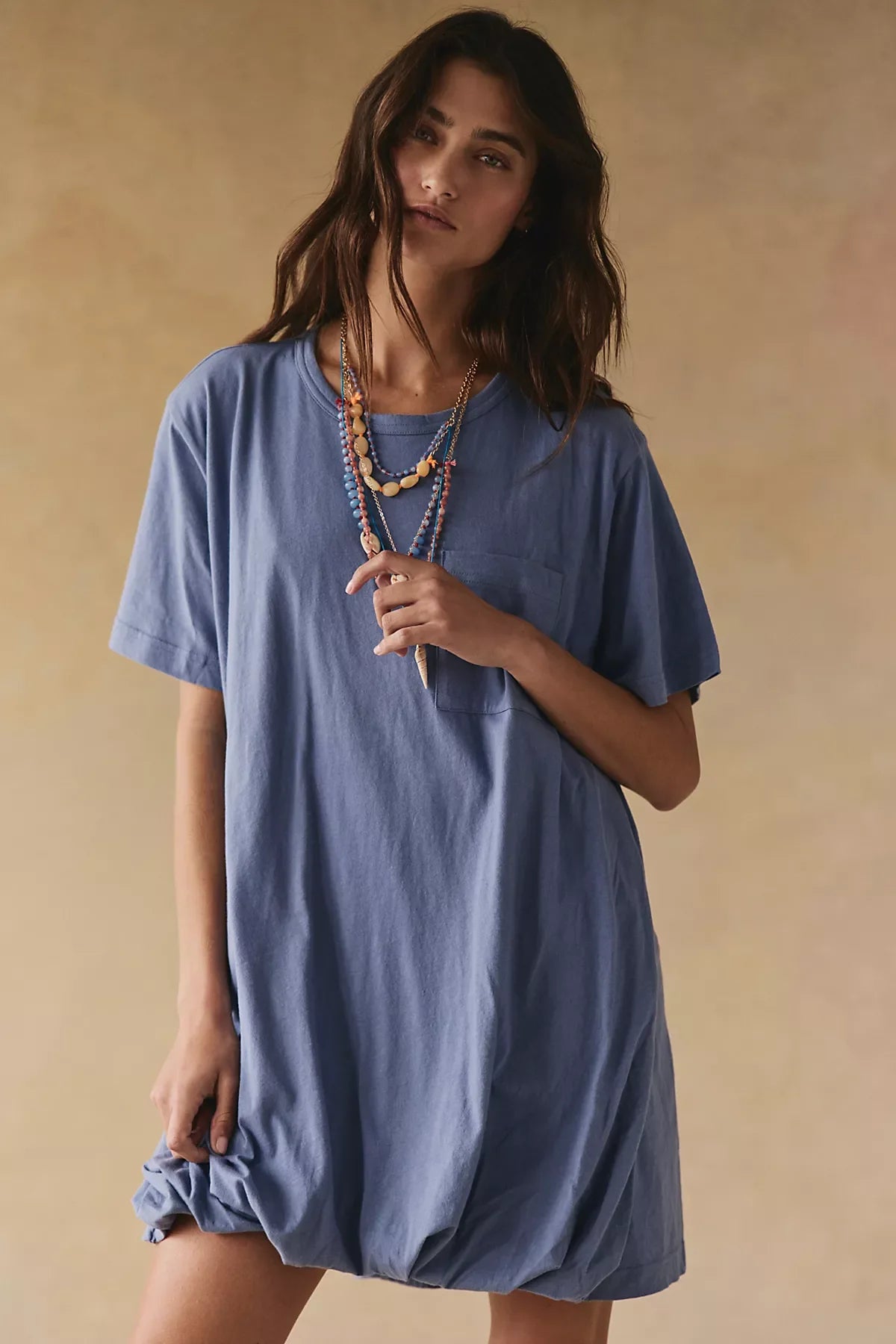 Shorebound Cotton-Jersey Mini Dress