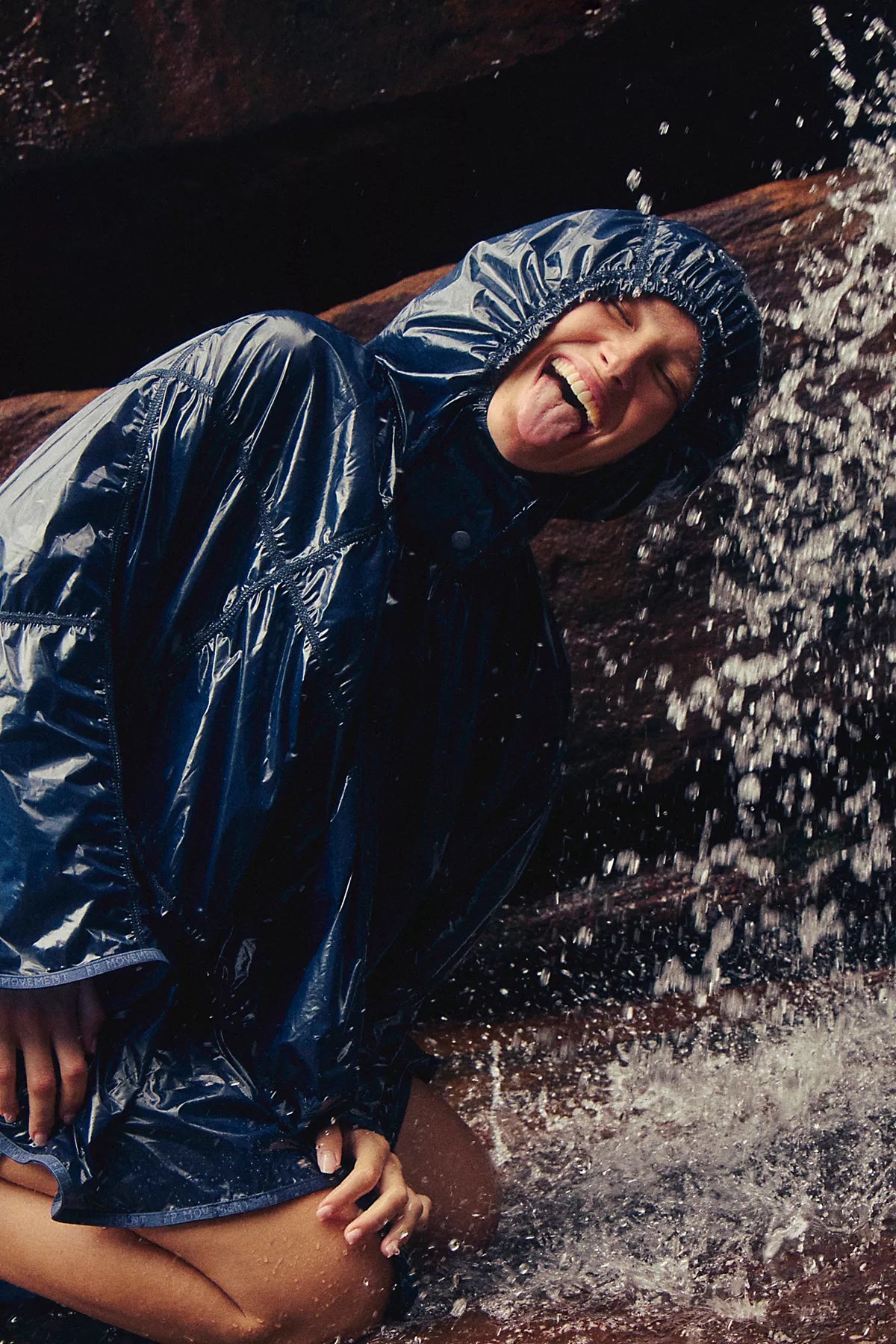 Rain Drop Packable Poncho