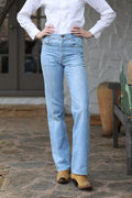 Vintage Levi's Orange Tab High-Rise Bootleg Light Wash Jeans by Lauren Owen of Texas