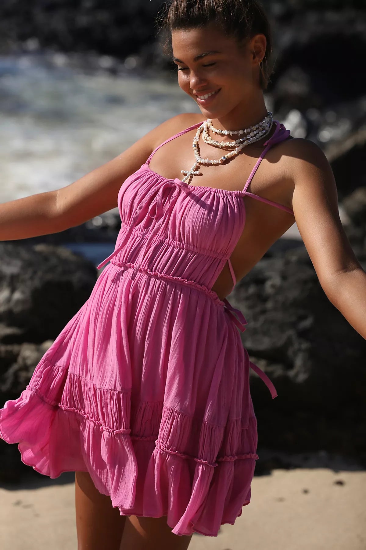 Taking Sides Mini Dress
