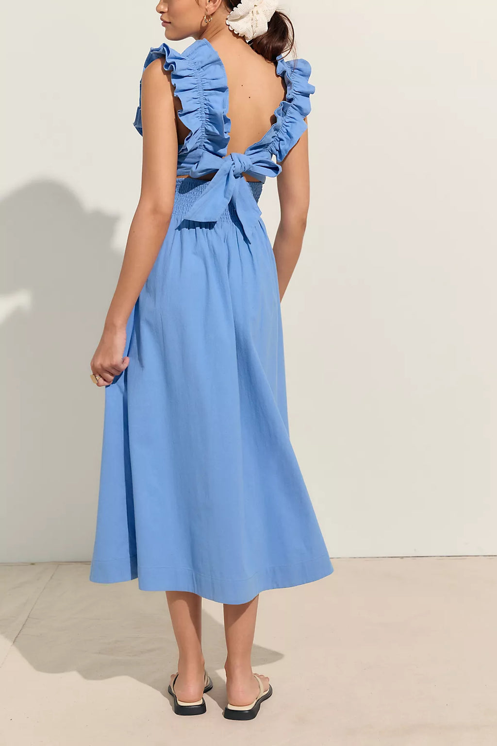 Ruffle It Up Midi Dress