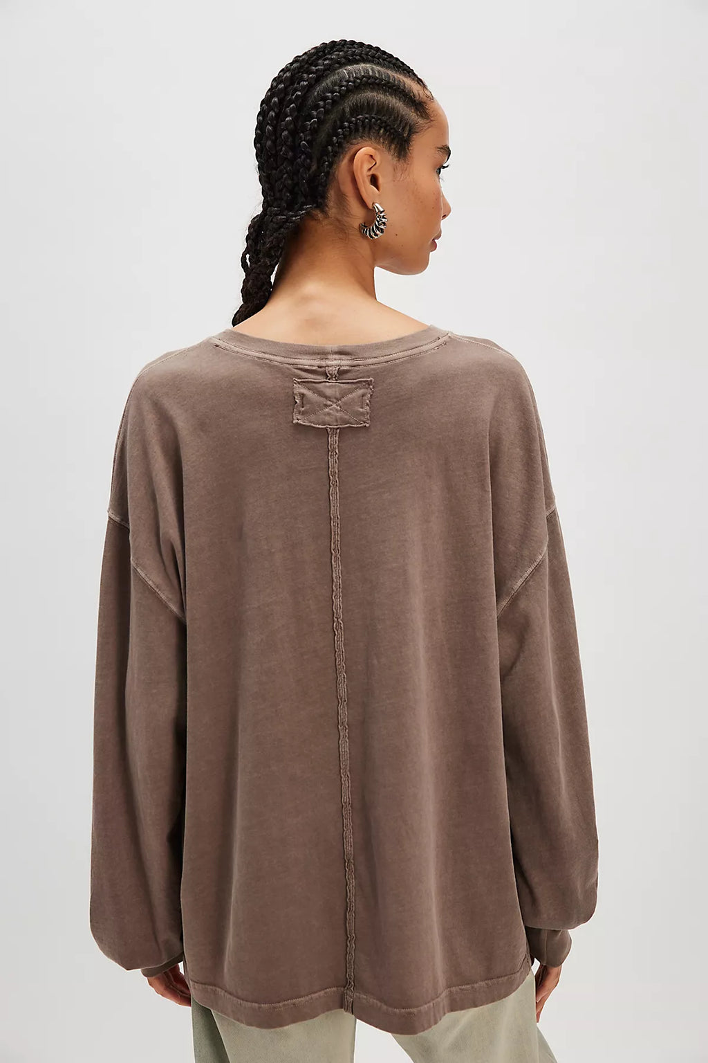 We The Free Perfect Oversized Long Sleeve Top