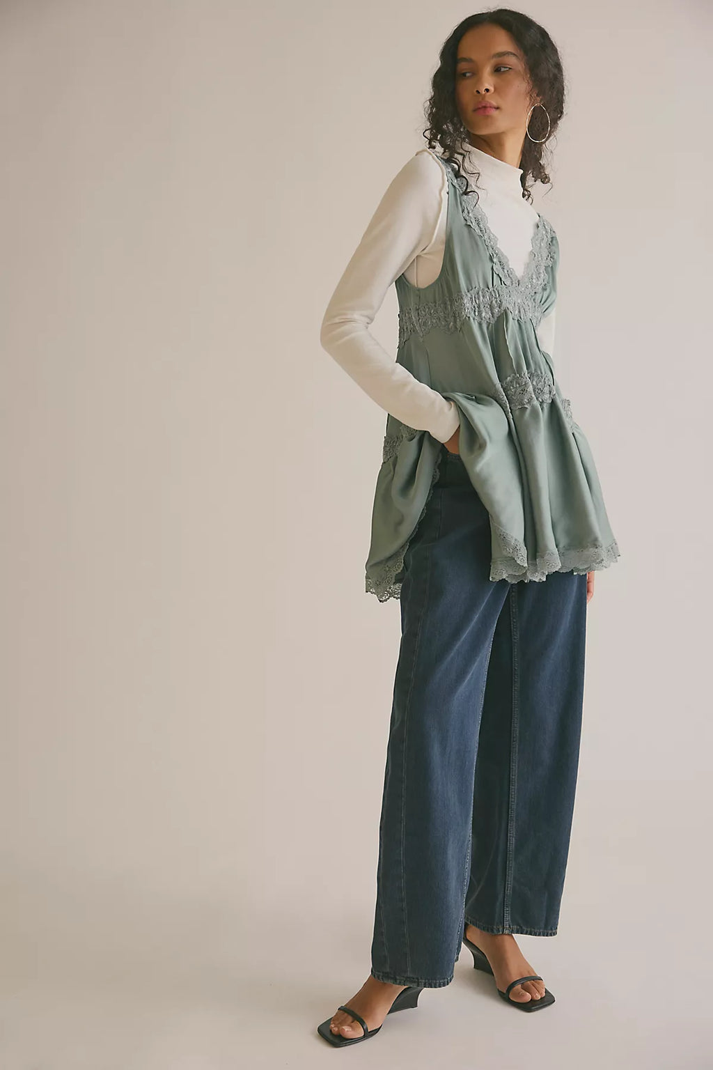 In This Groove Mini Slip Dress