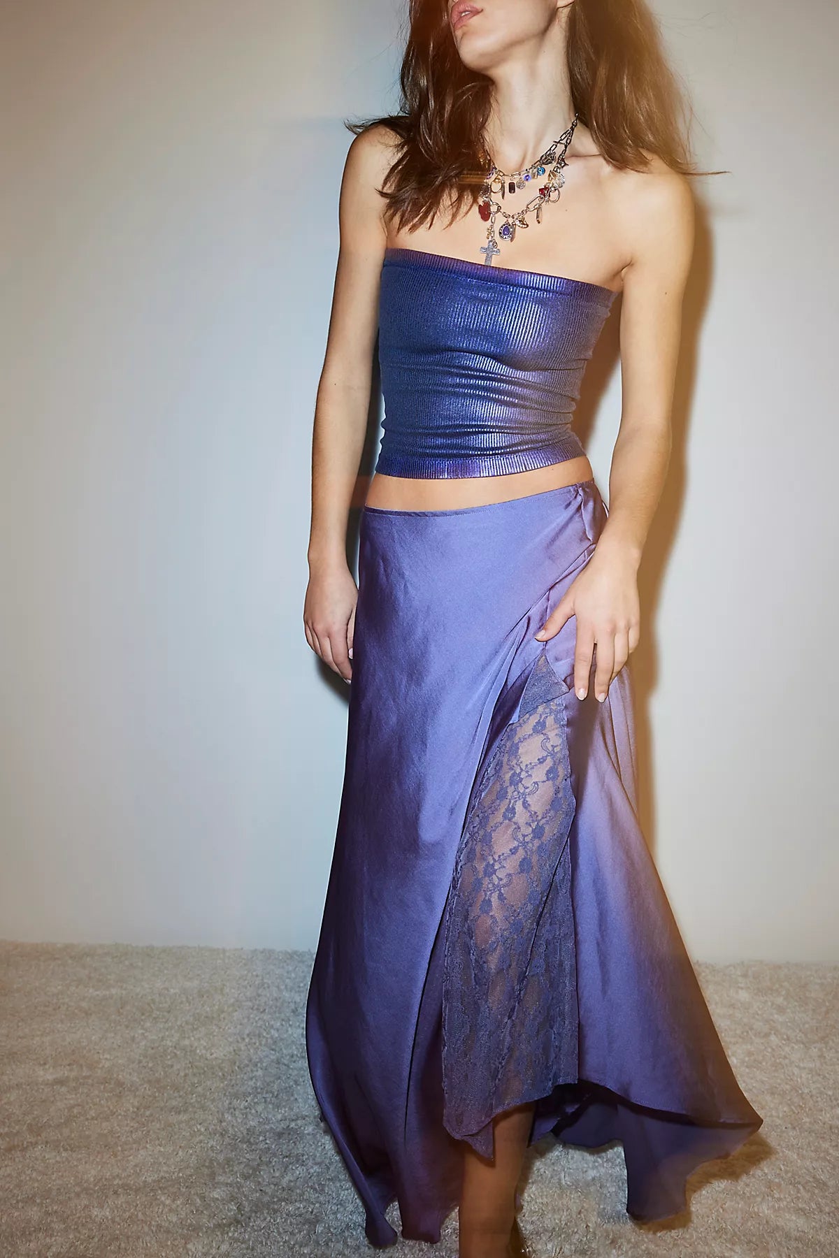 Make You Mine Maxi Slip Skirt