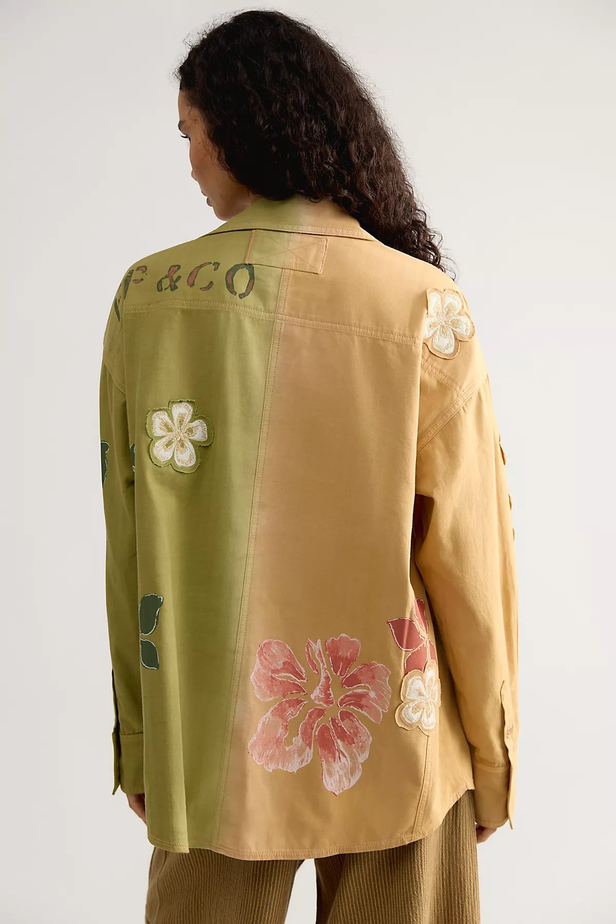 We The Free Nosara Embroidered Button Down Top