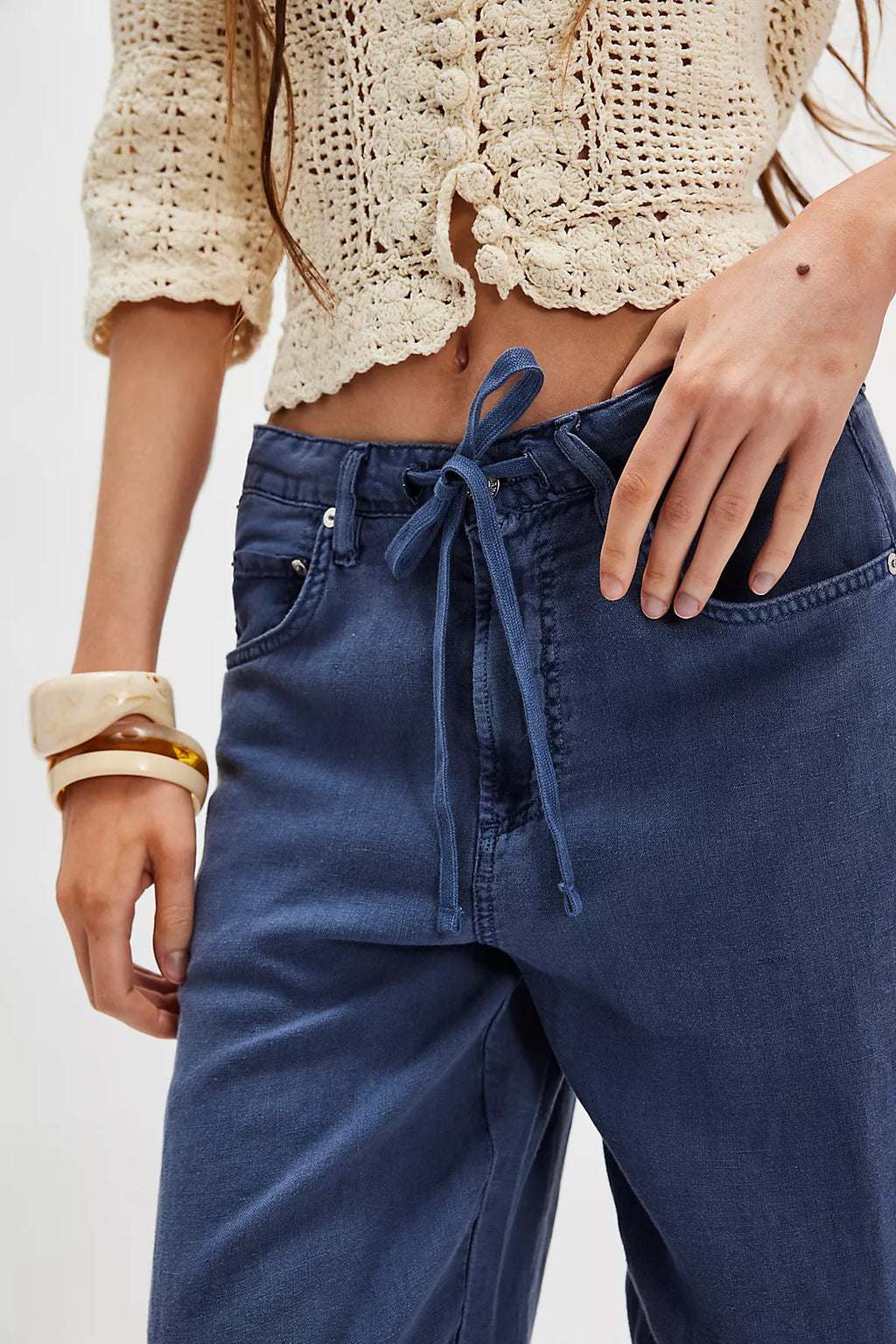 Citizens of Humanity Brynn Drawstring Linen Trousers