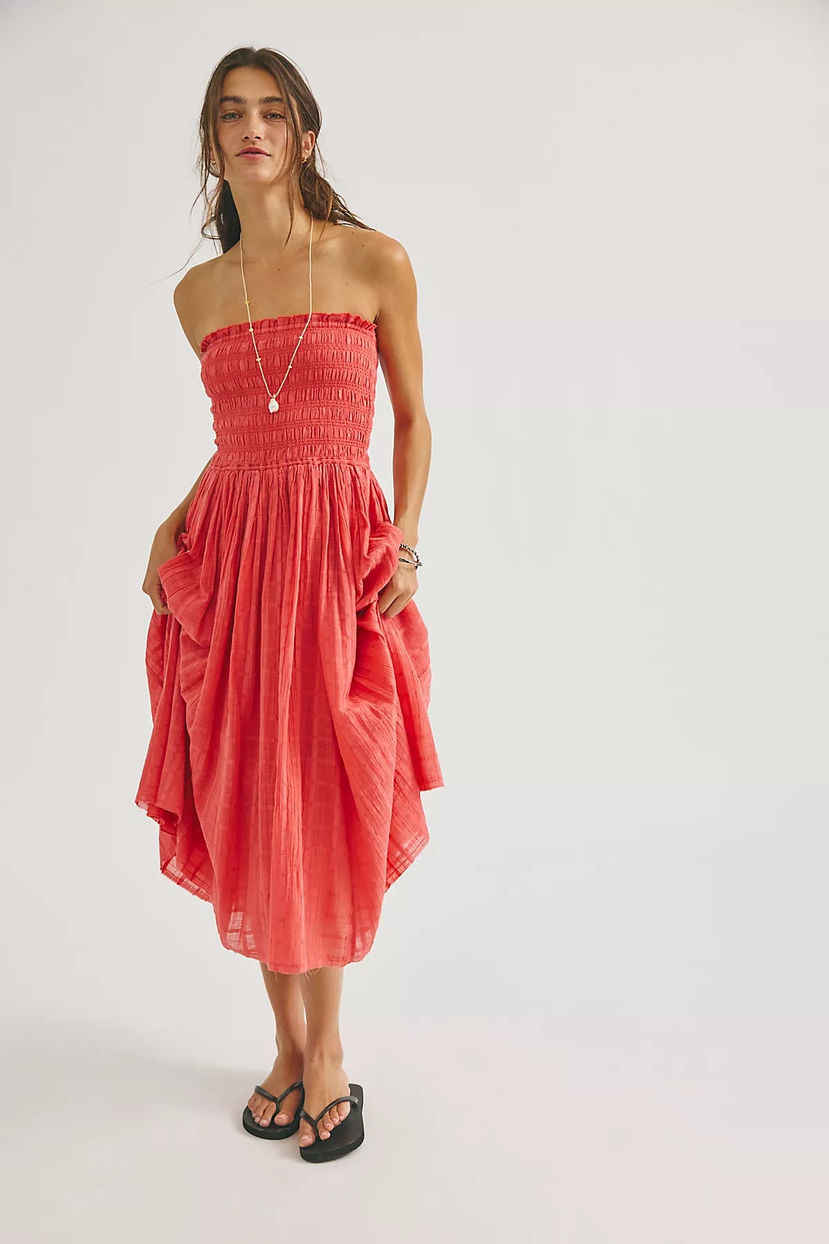 Raven Solid Convertible Maxi Skirt