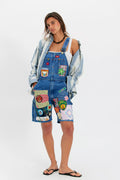 Riley Vintage Patchwork Play Shortalls